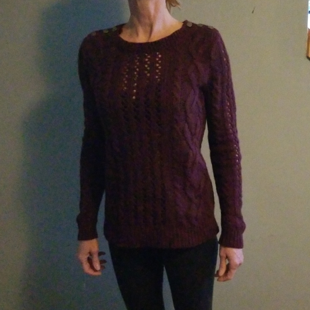 Burgundy Sweater